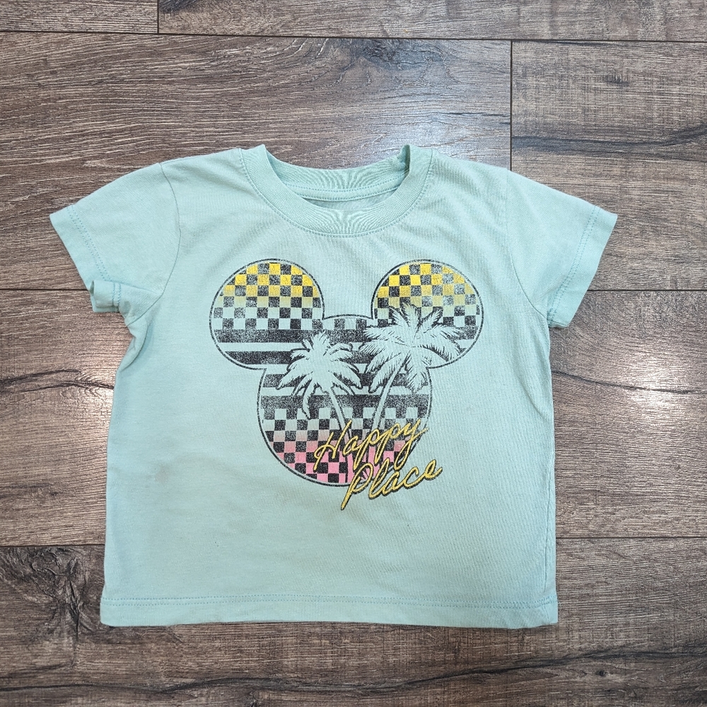 Disney 24 Month Mickey T-shirt Top Shirt Disneyland World Toddler Boy Girl